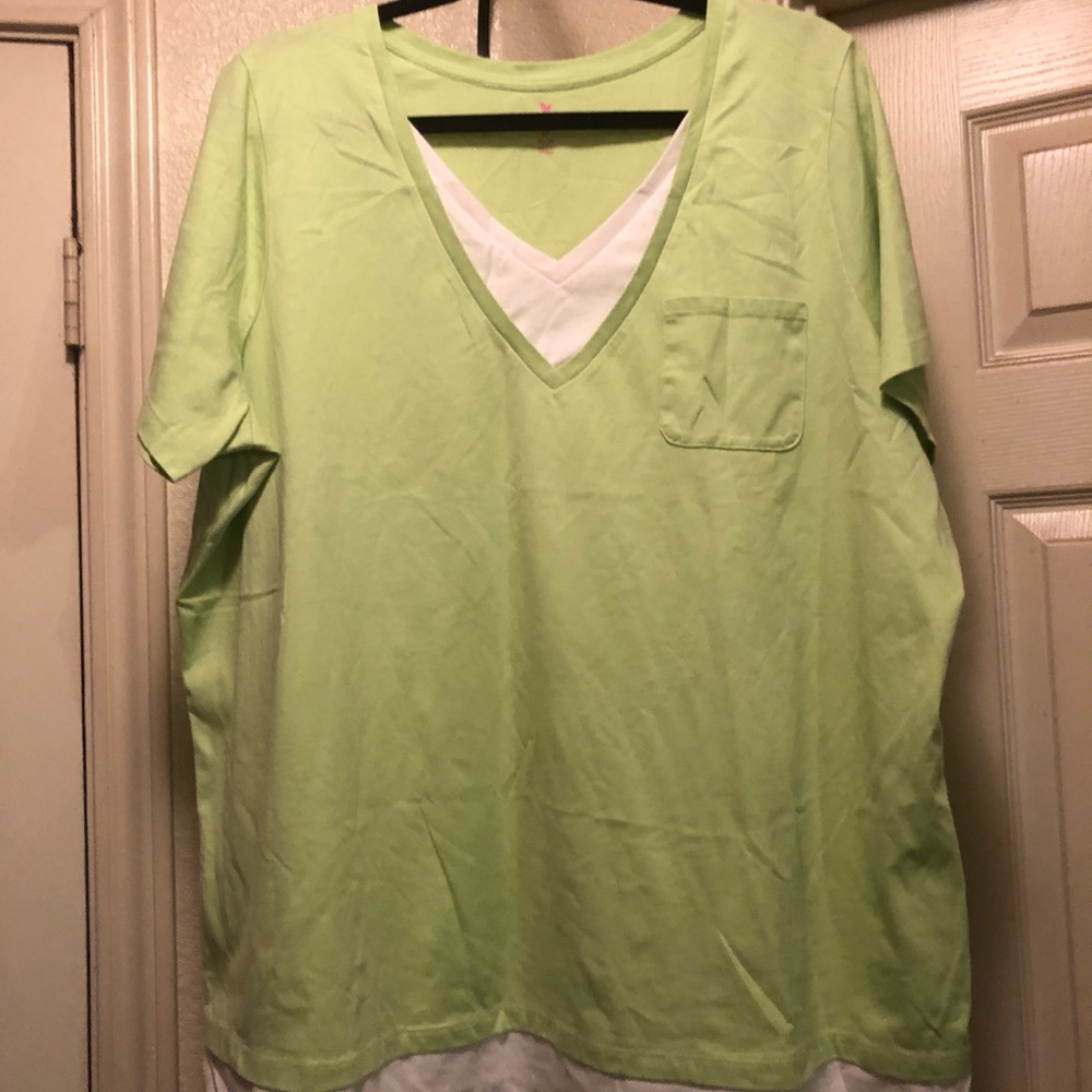 Women Within faux twin tee